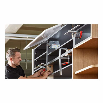 Abrazadera de tornillo totalmente de acero BESSEY GZ-KG Ancho de sujeción 500 mm Proyección 120 mm ( 4000831654 )