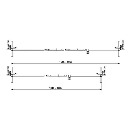 Pinza portabrocas BESSEY Rango de sujeción 565 - 1010 mm ( 4000831753 )