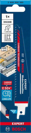 BOSCH Reciprocating saw blade Expert Window Demolition S 956 DHM Length 150 mm Width 6 mm ( 4000837426 )