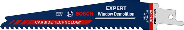 BOSCH Reciprocating saw blade Expert Window Demolition S 956 DHM Length 150 mm Width 6 mm ( 4000837426 )