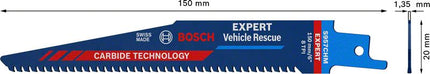 Lama per sega circolare BOSCH Expert Automotive Steel Lunghezza 150 mm Larghezza 20 mm ( 4000837435 )