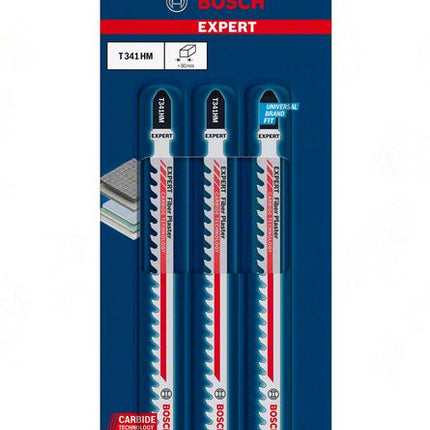 BOSCH Lame de scie sauteuse Fiber Plaster T 341 HM longueur totale 132 mm ( 4000837441 )