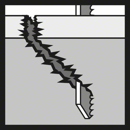 BOSCH Lame de scie sauteuse T 144 DF longueur totale 100 mm ( 4000837515 )