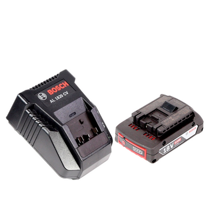 Bosch GSB 18-2-Li Plus Schlagbohrschrauber Professional 18 V im Koffer + 1x GBA 2,0 Ah + Bosch AL 1820 CV Schnellladegerät - Toolbrothers