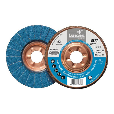 LUKAS flap disc SLTT Z Power Ø 125 mm grain size 40 flat ( 4000840327 )