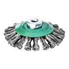 LESSMANN Brosse conique  D. 115 mm M14 épaisseur de fil 0,5 mm ( 4000840754 )