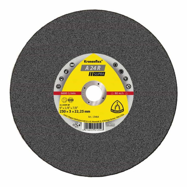 Disco de corte KLINGSPOR A 24 R Supra D180x3mm recto ( 4000841026 )