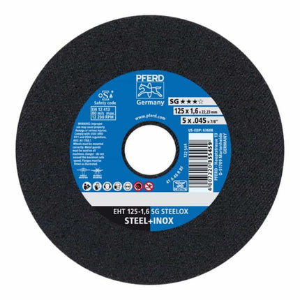 PFERD cutting disc SG STEELOX D125x1.6mm straight ( 4000841262 )