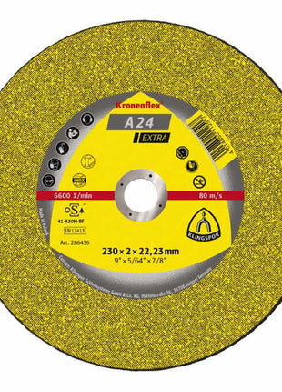 Disco de corte KLINGSPOR A 24 Extra D115x2,5mm acodado (4000841425)