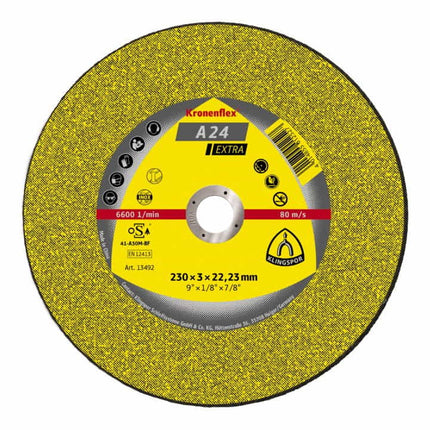 Disco de corte KLINGSPOR A 24 Extra D230x3mm recto ( 4000841434 )