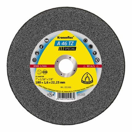 KLINGSPOR cutting disc A 46 TZ Special D180x1.6mm straight ( 4000841494 )