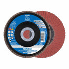 PFERD flap disc POLIFAN A-COOL SG INOX+ALU Ø 125 mm grain size 80 conical ( 4000842357 )