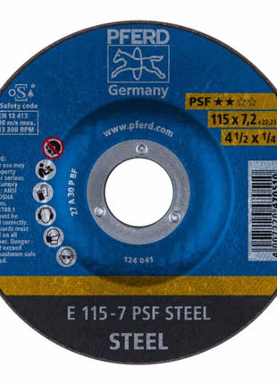 PFERD Meule à ébarber PSF STEEL D180xS7,2 mm ( 4000842652 )