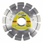 Disco de corte diamantado KLINGSPOR DT 600 U Supra Ø 230 mm, diámetro 22,23 mm (4000843521)