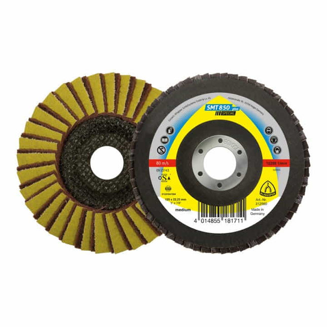 KLINGSPOR flap disc SMT 850 Kombi Ø 125 mm grain size 120 conical ( 4000843529 )