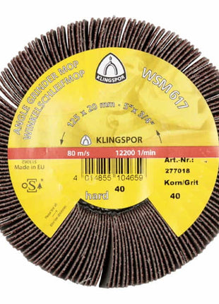 KLINGSPOR disco abrasivo WSM 617 60 marrón (4000843651)