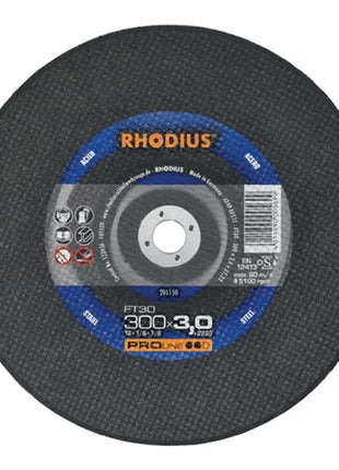 RHODIUS Disque à tronçonner FT 30 300 x 3,0 x 20,0mm ( 4000843835 )