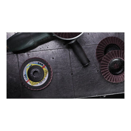 Disco de láminas KLINGSPOR SMT 800 Ø 125 mm granulometría media 12° curvado ( 4000844472 )