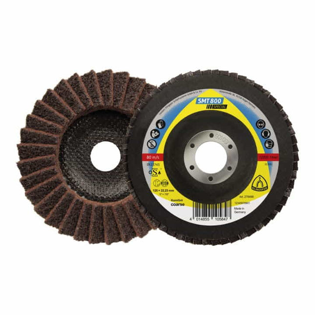 KLINGSPOR flap disc SMT 800 Ø 125 mm grain size very fine ( 4000844473 )
