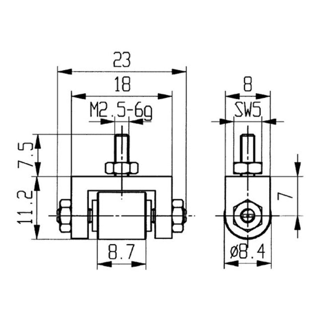 Inserto de medición KÄFER Ø 8,4 mm rollo ( 4000851681 )