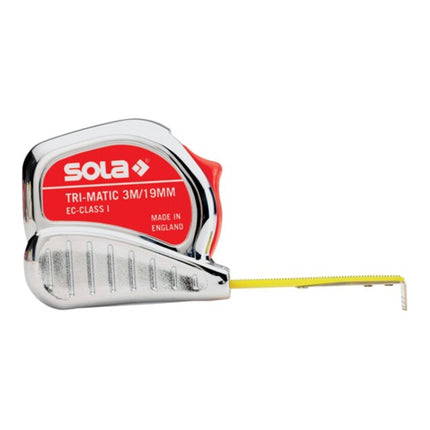 SOLA cinta métrica de bolsillo TRI-MATIC longitud 8 m anchura 25 mm mm/cm ( 4000855092 )