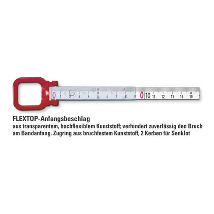 BMI frame tape measure ERGOLINE length 30 m tape width 13 mm ( 4000855433 )