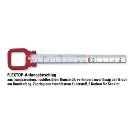 BMI frame tape measure ERGOLINE length 30 m tape width 13 mm ( 4000855855 )
