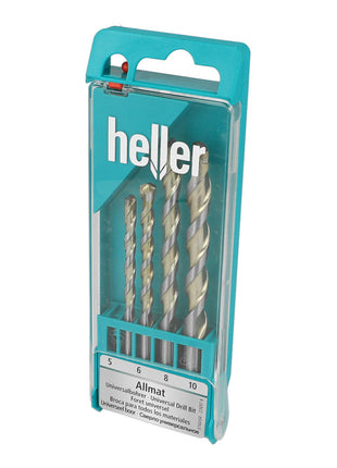 HELLER Juego de brocas universales Allmat 4 piezas Ø 5, 6, 8, 10 mm (4000864358)