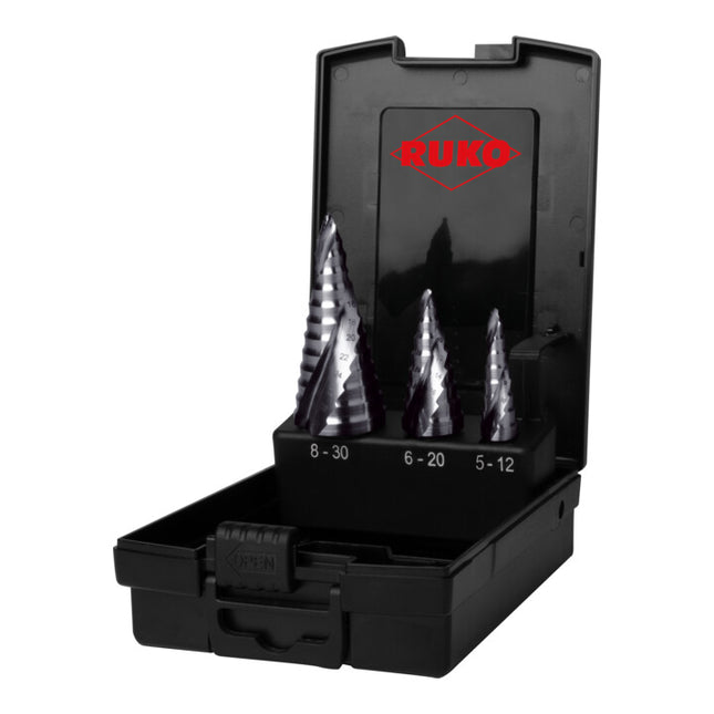 RUKO step drill set ULTIMATECUT Ø 5-12/6-20/8-30 mm ( 4000865860 )