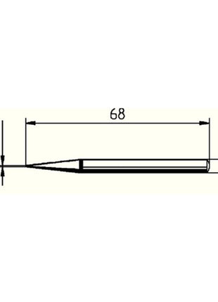 Punta de soldadura ERSA serie 032 con punta de lápiz (4000872423)