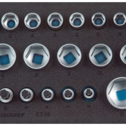 GEDORE tool module 1500 CT1-19 26-piece 1/3 module ( 4000881207 )