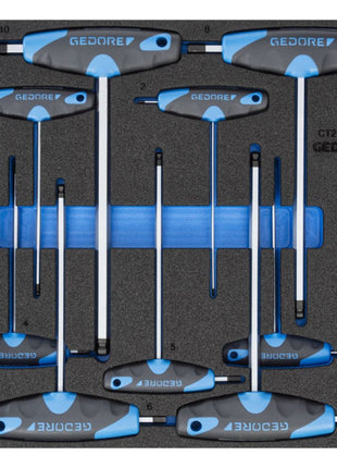 GEDORE Werkzeugmodul 1500 CT2-DT 2142 9-teilig 2/3-Modul ( 4000881241 )