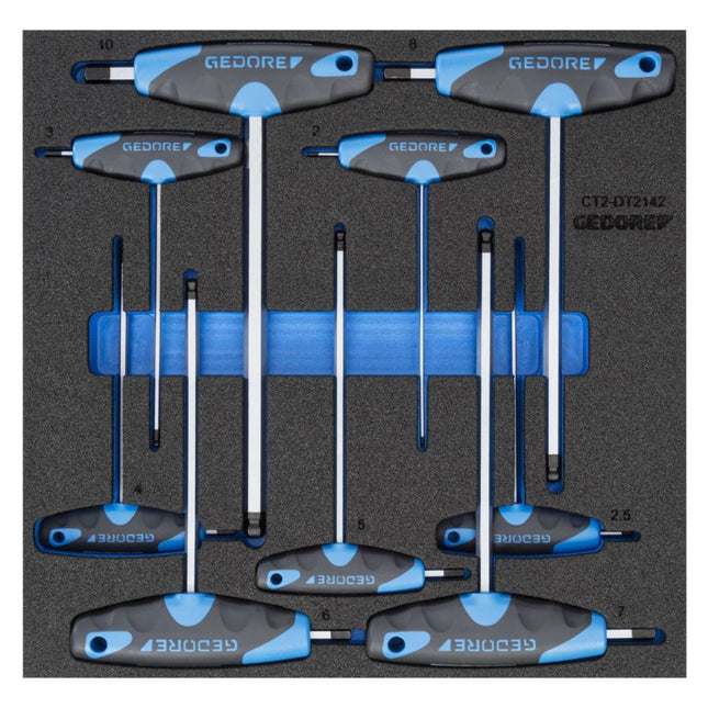 GEDORE tool module 1500 CT2-DT 2142 9-piece 2/3 module ( 4000881241 )