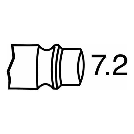 HAZET compressed air blow gun 9040-3 12 bar ( 4000898954 )