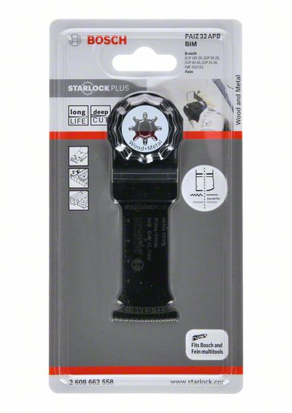 BOSCH Plunge-cut saw blade PAIZ 32 APB Width 32 mm Plunge depth 60 mm ( 4000907744 )