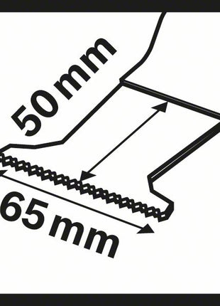 BOSCH Tauchsägeblatt PAII 65 APB Breite 65 mm Eintauchtiefe 50 mm ( 4000907746 )