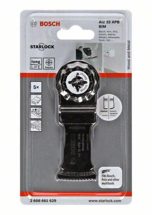 Lama BOSCH per taglio a tuffo AIZ 32 APB Larghezza 32 mm Profondità di tuffo 50 mm ( 4000908708 )