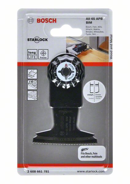 BOSCH plunge-cut saw blade AII 65 APB Width 65 mm Plunge depth 40 mm ( 4000908733 )