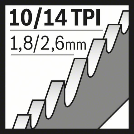 BOSCH Reciprocating saw blade S 925 VF Length 150 mm Width 19 mm ( 4000909203 )