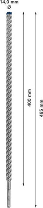 Taladro percutor BOSCH Expert SDS-7X Ø 18,0 mm longitud útil 400 mm longitud 450 mm (4000909488)