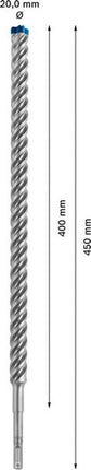 Wiertarka udarowa BOSCH Expert SDS-7X Ø 20,0 mm długość robocza 400 mm 450 mm ( 4000909490 )