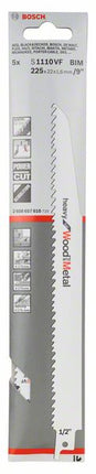 Hoja de sierra de sable BOSCH S 1110 VF Longitud 225 mm Anchura 22 mm ( 4000909619 )
