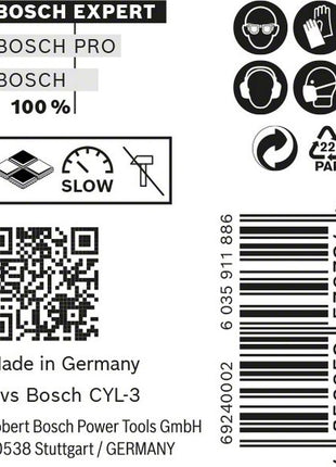 Broca para piedra BOSCH Expert CYL-9 paquete de 10 diámetro nominal 6 mm longitud útil 60 mm (4000909782)