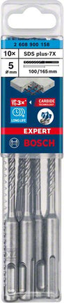 BOSCH hammer drill Expert SDS-7X Ø 5 mm working l.100 mm l.165 mm ( 4000909968 )