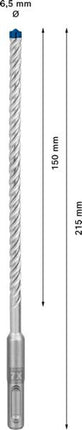 Wiertarka udarowa BOSCH Expert SDS-7X Ø 6,5 mm długość robocza 150 mm 215 mm ( 4000909973 )