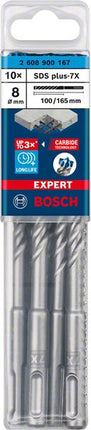 BOSCH hammer drill Expert SDS-7X Ø 8 mm working l.100 mm l.165 mm ( 4000909975 )