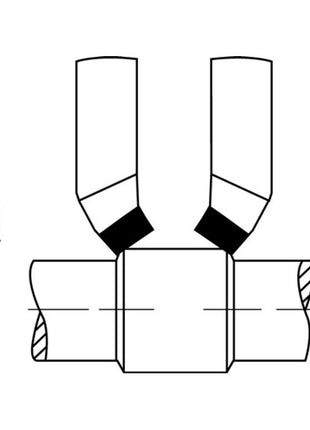 WILKE Outils à charioter DIN 4972 ISO2 20 x 20 mm ( 4118605202 )