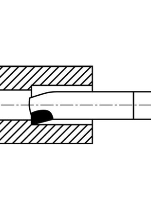 WILKE Outil à charioter intérieur DIN 4973 ISO8 10 x 10 mm ( 4118610102 )