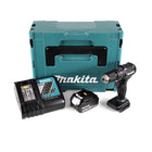 Makita DHP 483 RF1JB Akku Schlagbohrschrauber 18 V 40Nm schwarz im Makpac + 1x 3,0Ah Akku + Ladegerät - Toolbrothers