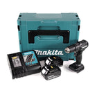 Makita DHP 483 RTJB Akku Schlagbohrschrauber 18 V 40Nm schwarz im Makpac + 2x 5,0Ah Akku + Ladegerät - Toolbrothers